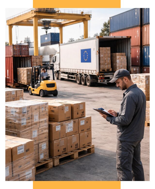 Доставка грузов из Европы от 12331 р., логистика СетСервис-Рлв