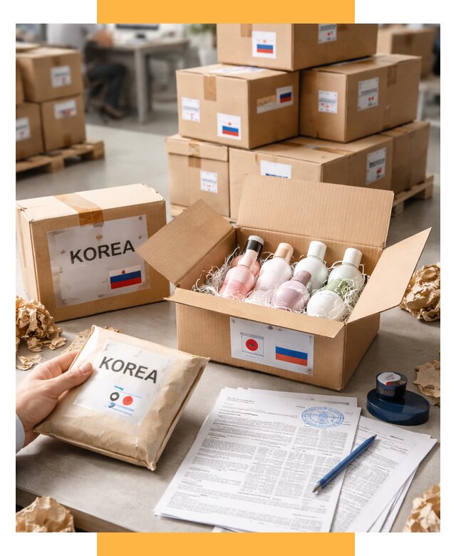 Доставка косметики из Кореи от 8735 р. под ключ | СетСервис-Рлв