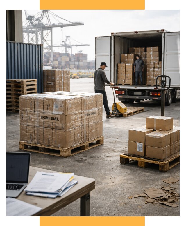 Доставка грузов из Израиля от 15414 р., логистика от СетСервис-Рлв