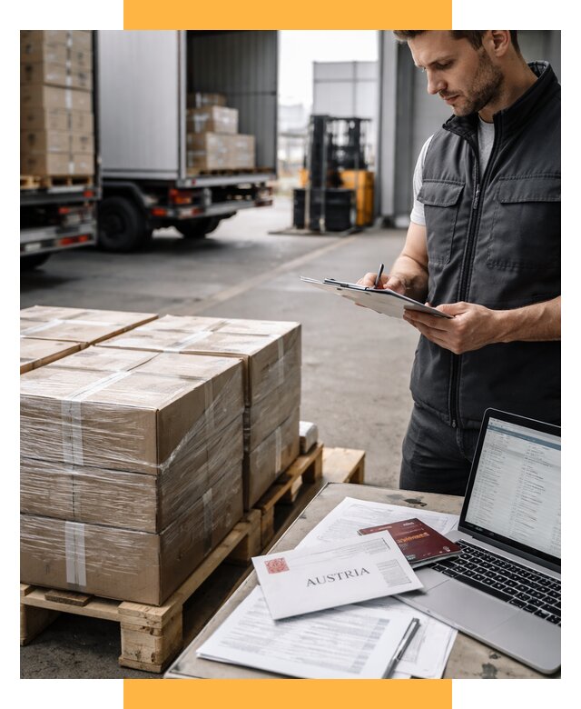 Доставка в Австрию от 66794 р. Логистика и экспорт СетСервис-Рлв