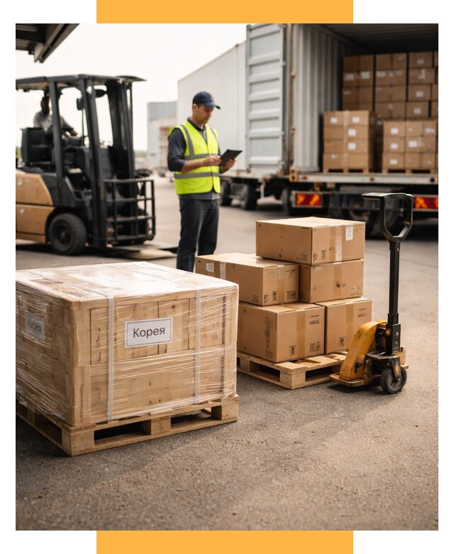 Доставка грузов в Корею из России от 35966 р. | СетСервис-Рлв