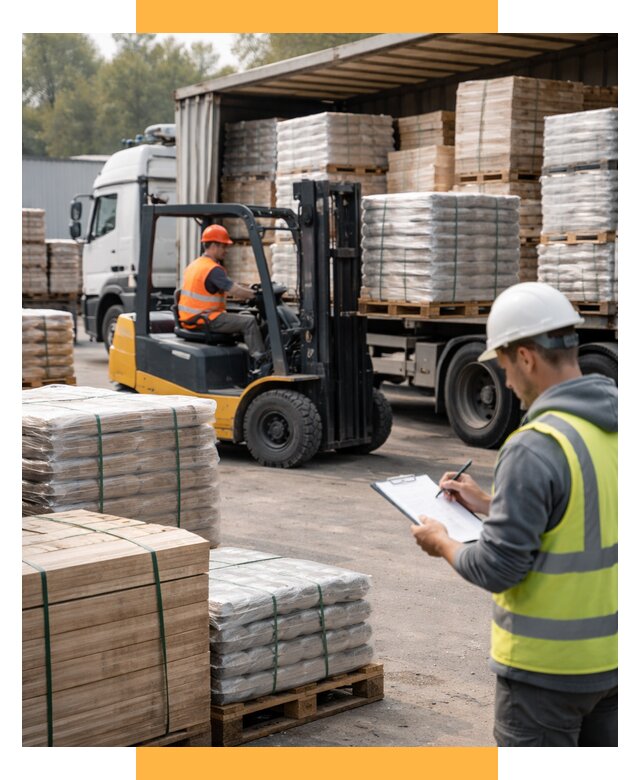 Перевозка строительных материалов от 5652 р. | СетСервис-Рлв