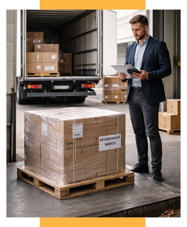 Временный вывоз товаров под ключ от 8221 р. | СетСервис-Рлв